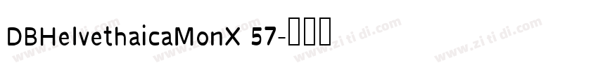 DBHelvethaicaMonX 57字体转换
